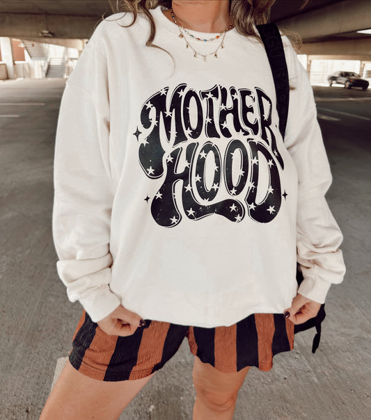 Groovy Motherhood Sweatshirt (Sweat Cream)