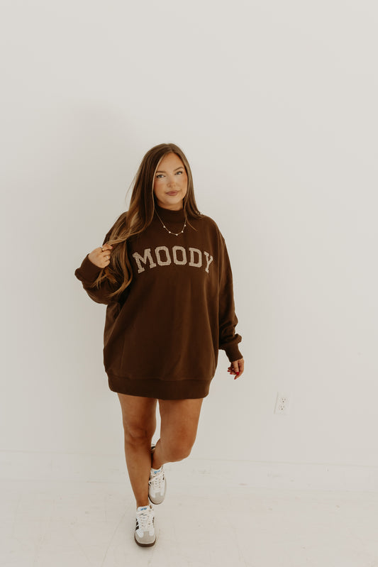 MOODY Mockneck crewneck sweatshirt