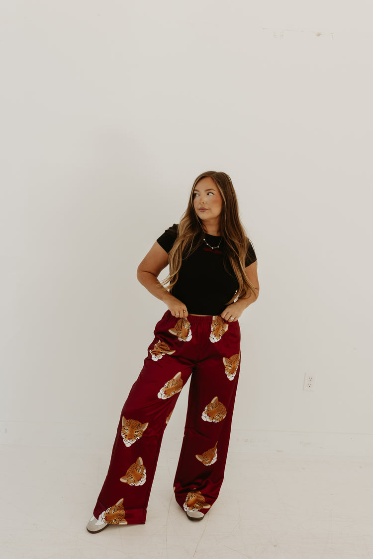 Wild girl embroidered ribbed baby tee