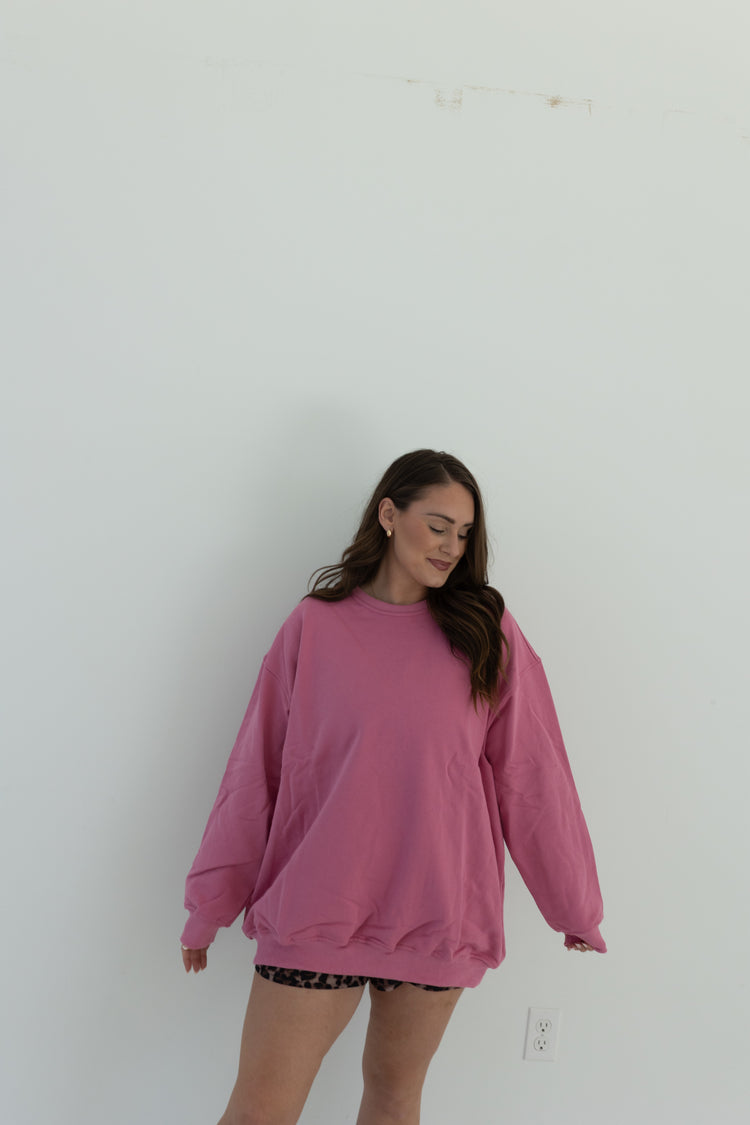 DUSTY PINK RICH CREW