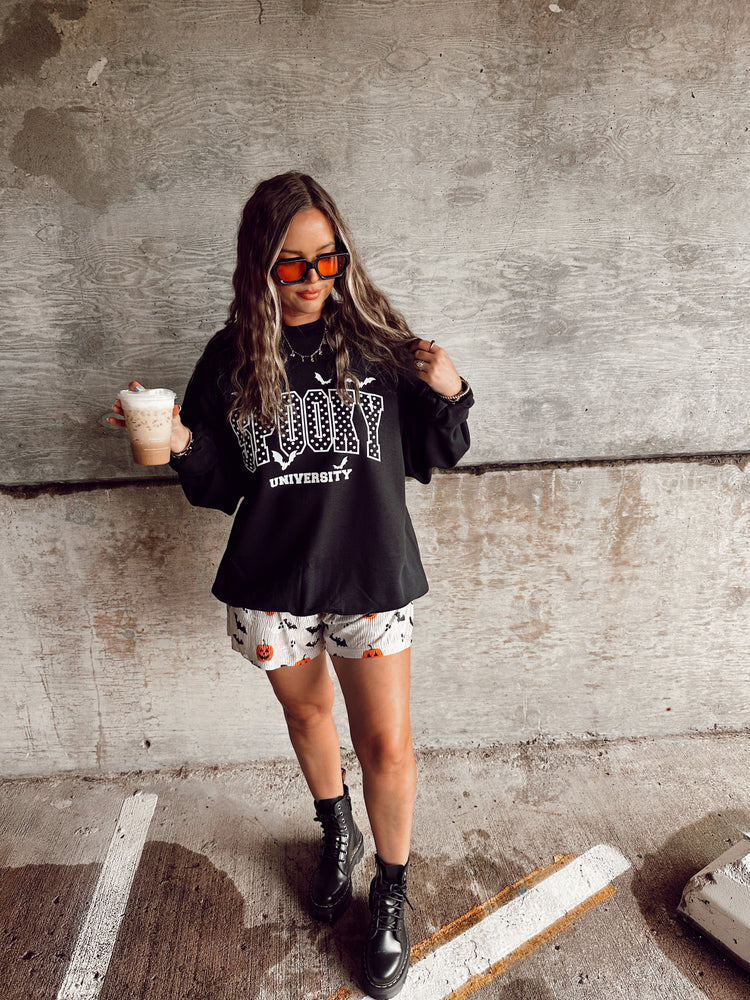 Spooky University Sweatshirt (Black)