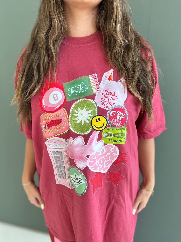 WATERMELON SUGAR COLLAGE TEE