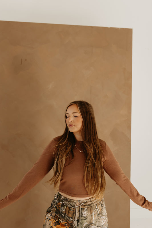 BROWN Silky Soft Baby tee