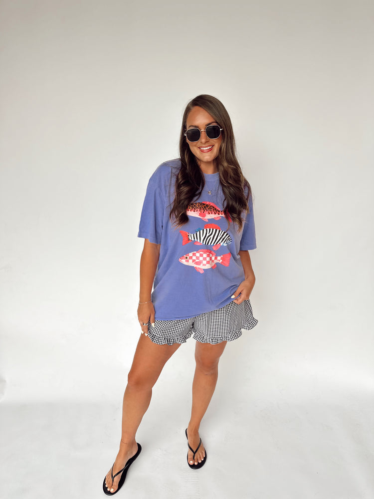 COLORFUL FISH GRAPHIC TEE!