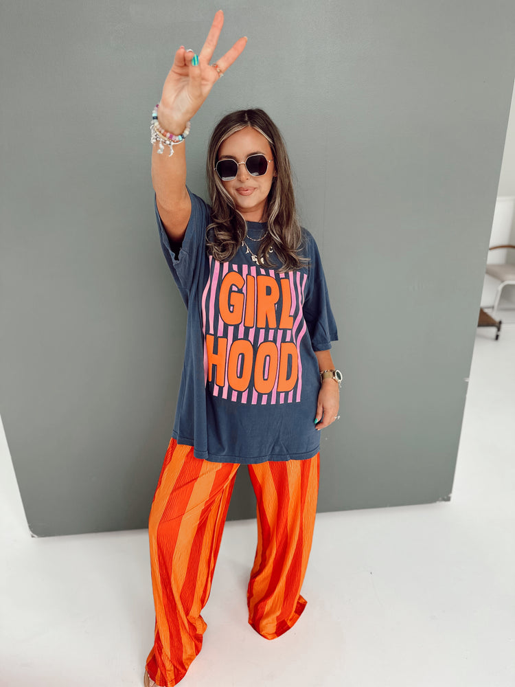 GIRLHOOD Graphic Tee (FULL LENGTH)
