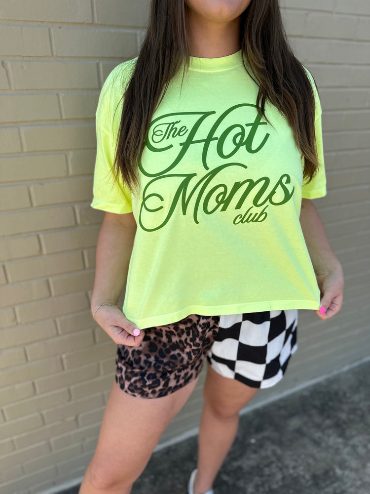 Hot Moms Club Neon NEON LEMON (Cropped or full length)