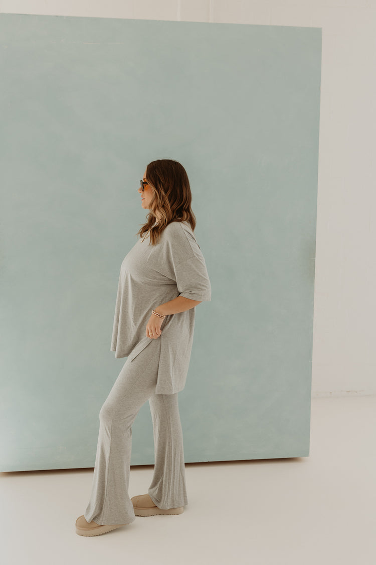 The Catlyn (PANTS) Set - Heather Grey