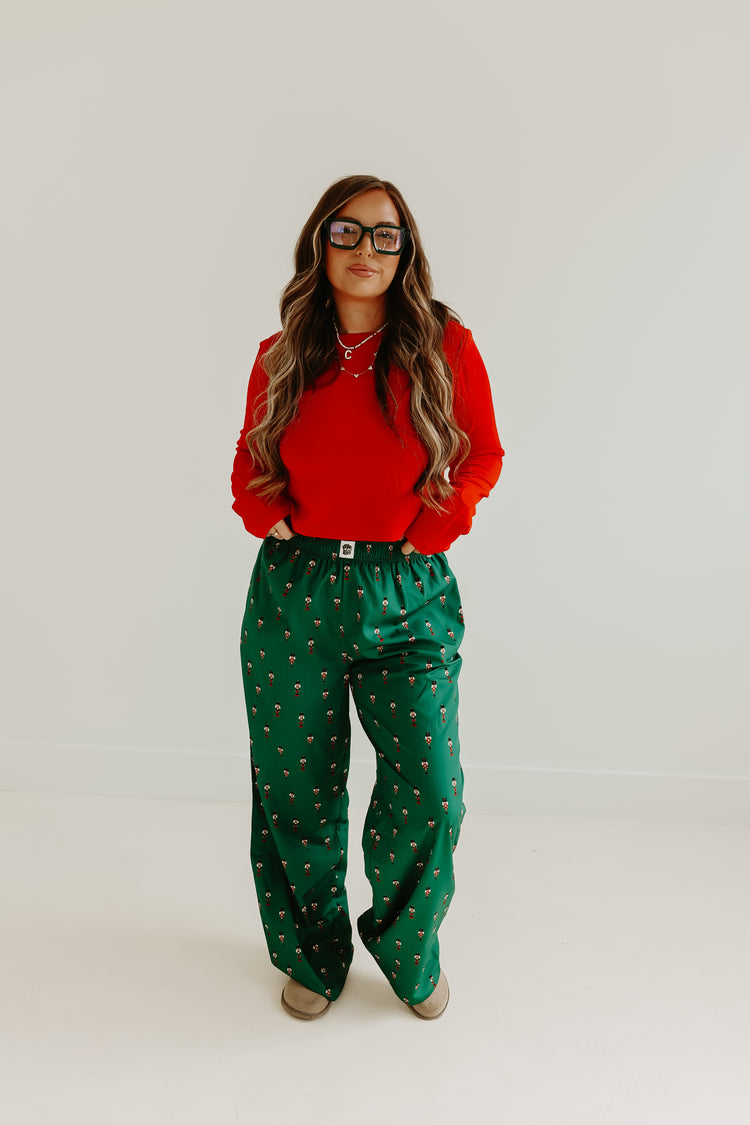 Silky Soft B&B Original Baby tee Long sleeve (Holiday Red)