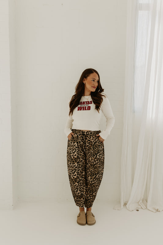 Barrel Sweat Pants (LEOPARD)