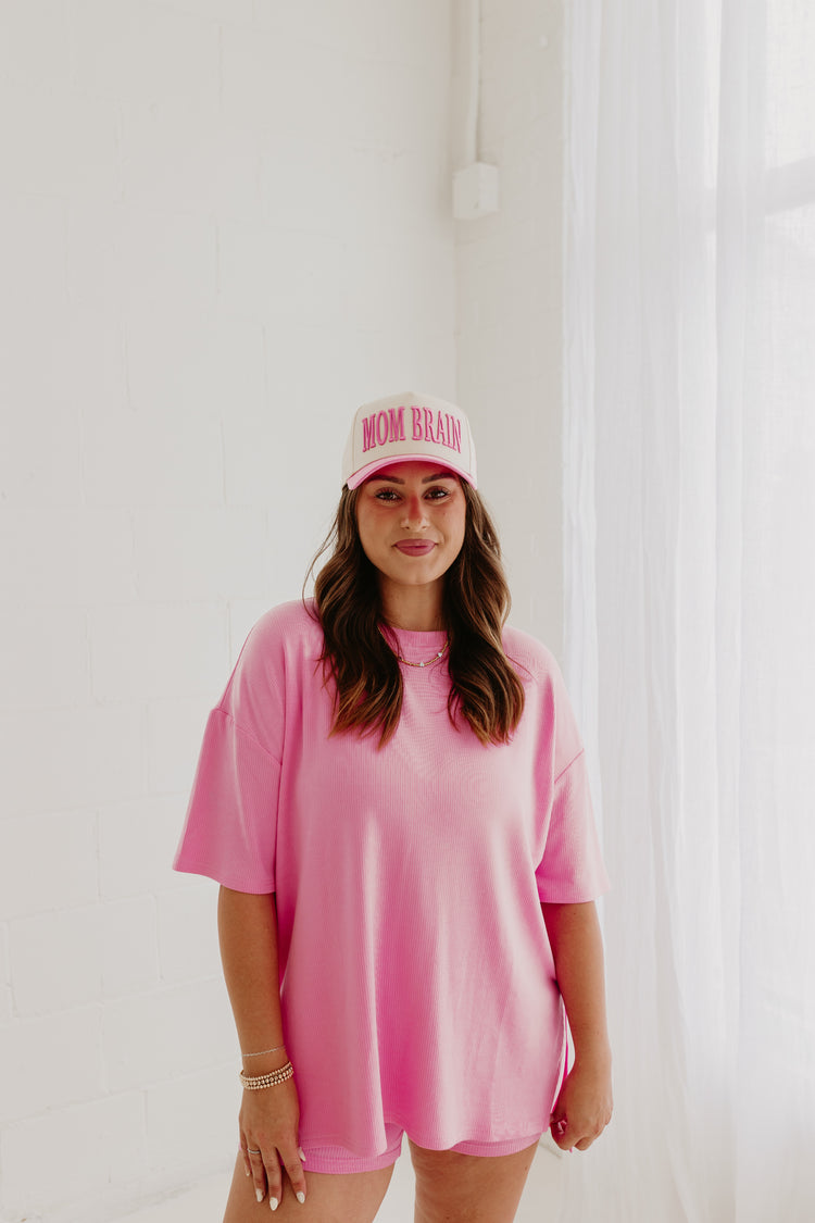 Ribbed Catlyn Set (Bubble gum Pink)