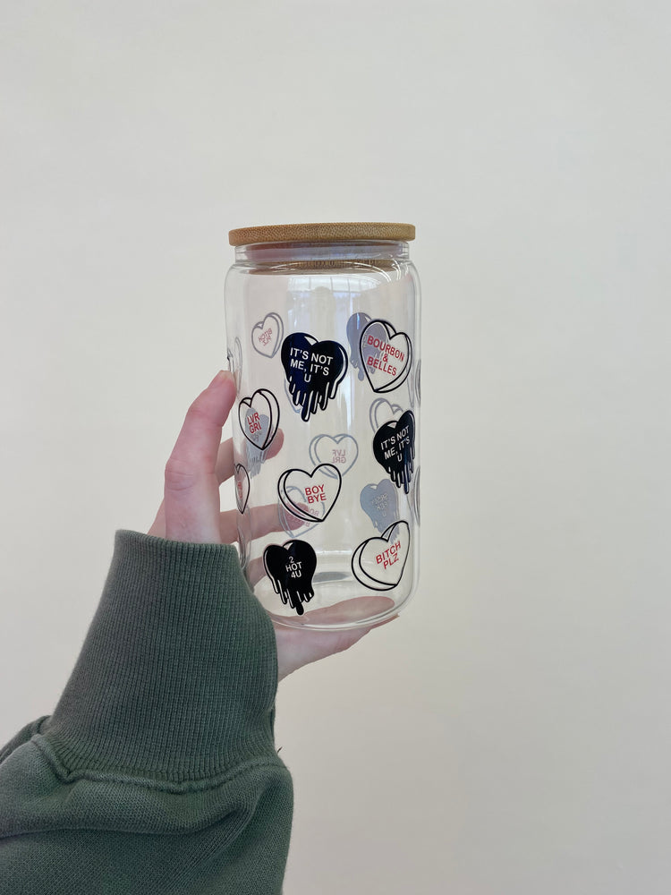 Candy hearts cup