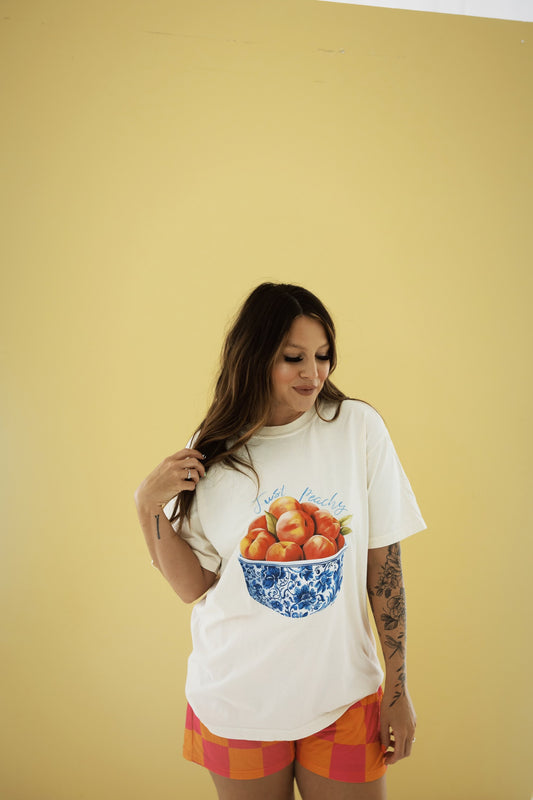 JUST PEACHY TEE