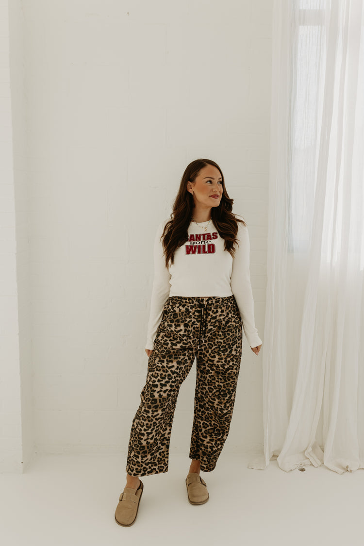 Barrel Sweat Pants (LEOPARD)