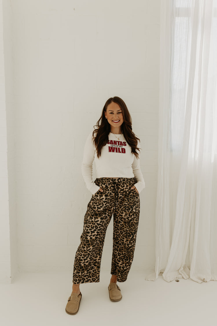 Barrel Sweat Pants (LEOPARD)