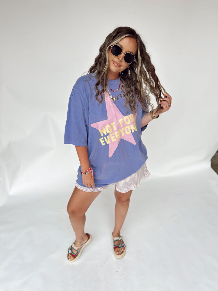 Purple & Yellow Gingham Ruffle SHORTS