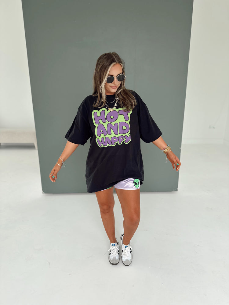 Hot And Happy Graphic tee (cropped or full length)