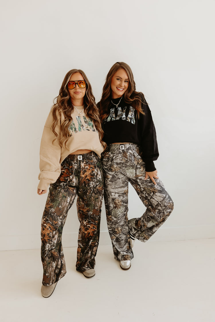 GREY CAMO BOXER PANTS