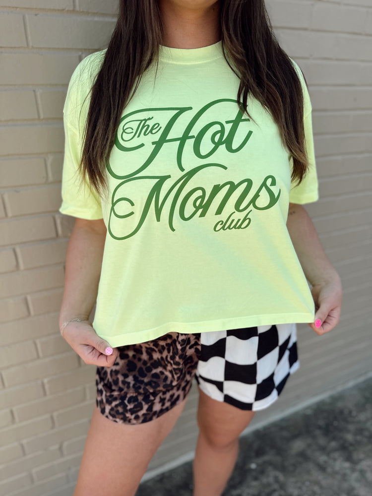 Hot Moms Club Neon NEON LEMON (Cropped or full length)