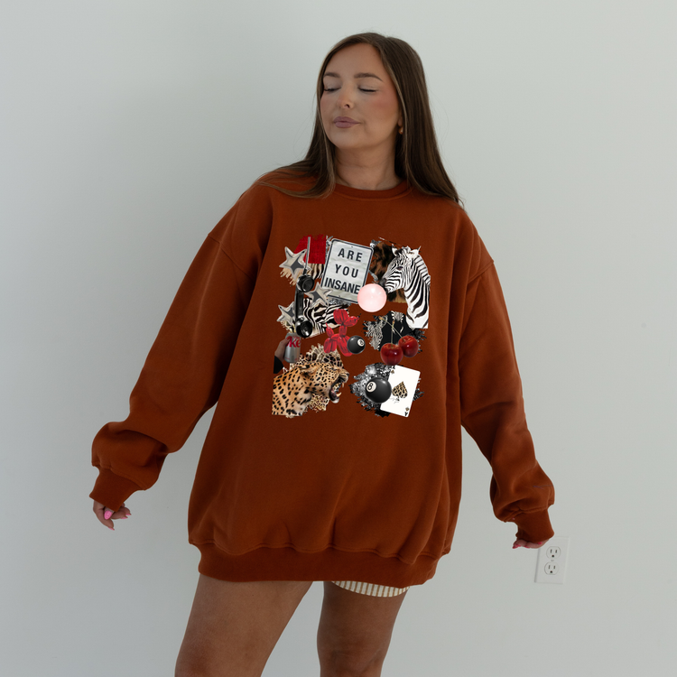 AUTUM ORANGE LUX CREW