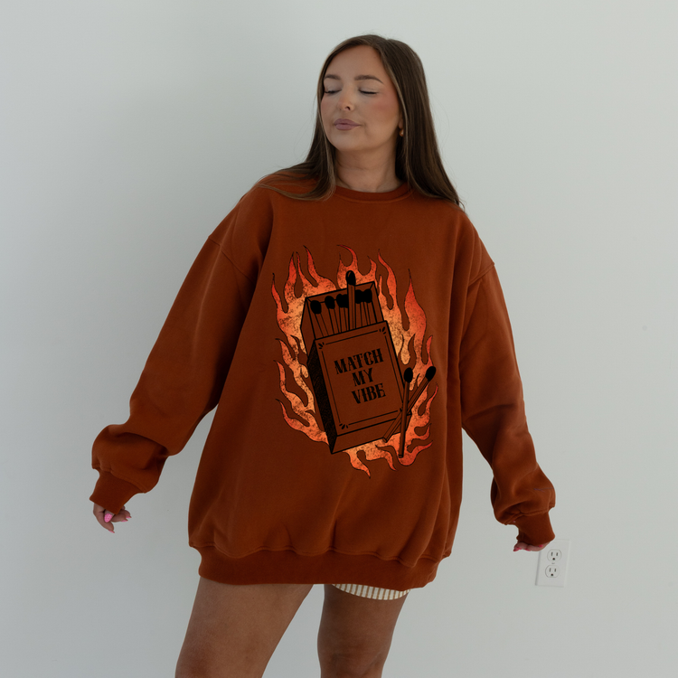 AUTUM ORANGE LUX CREW