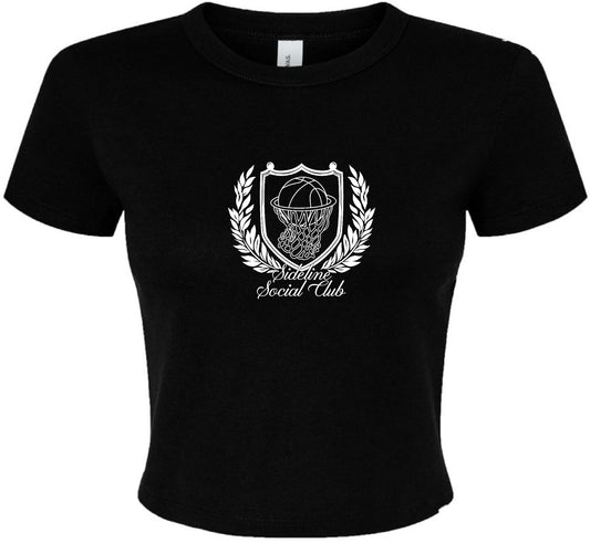 BASKETBALL SIDELINE SOCIAL CLUB BABY TEE
