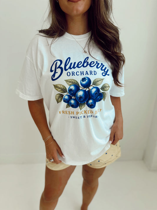 Blueberry Market Graphic Tee