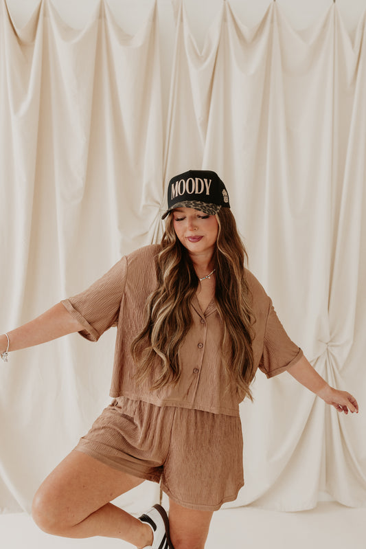 Flowy SS Top MOCHA MOUSSE