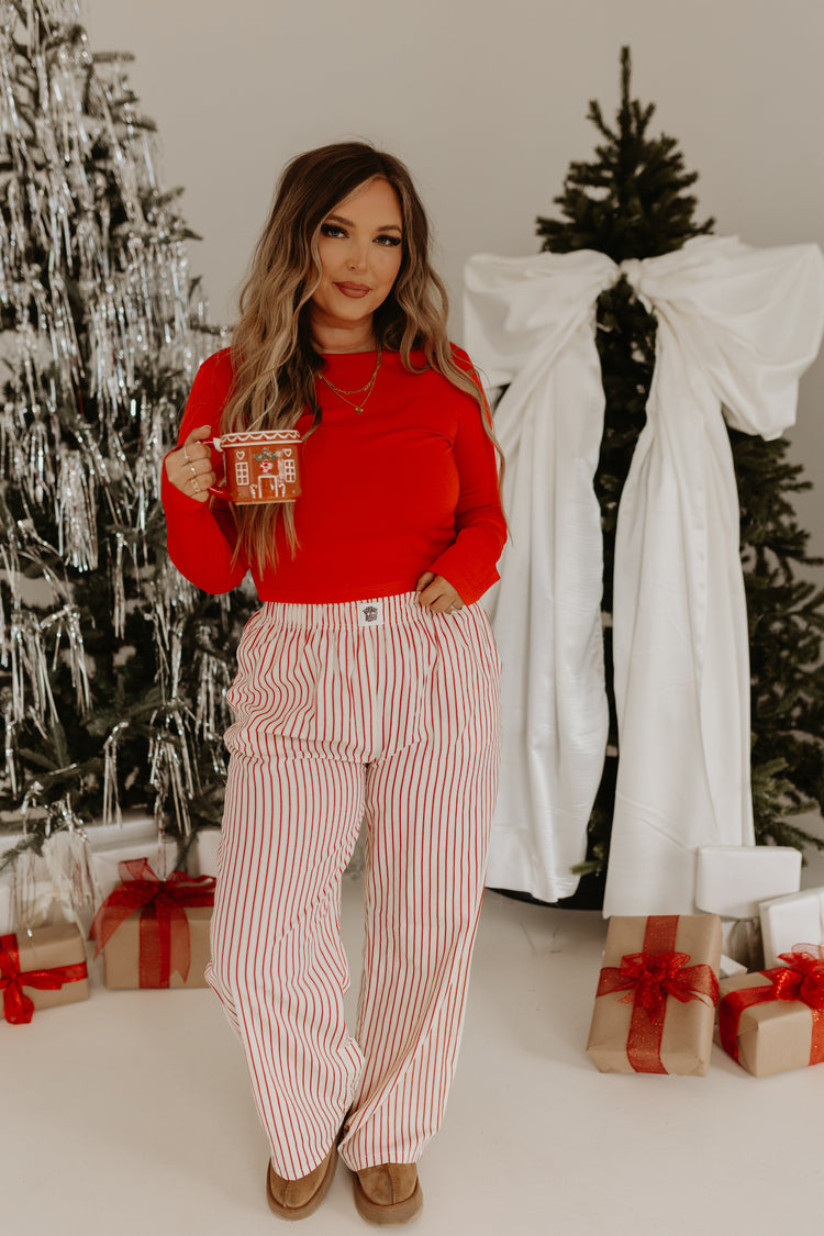 RED B&B Boxer Pants