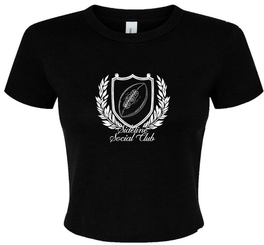 FOOTBALL SIDELINE SOCIAL CLUB BABY TEE