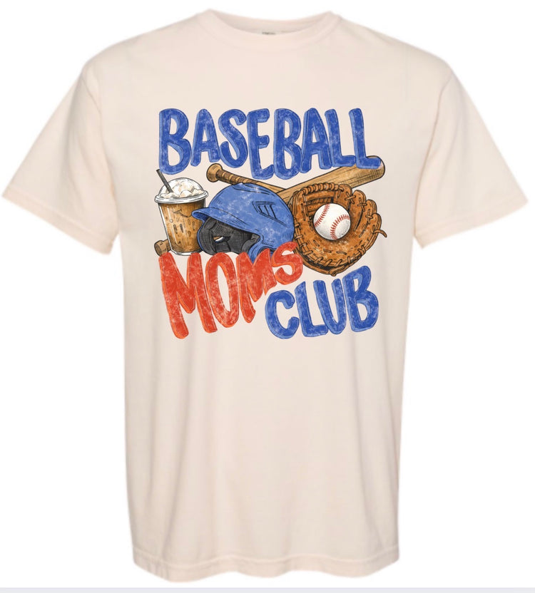 BASEBALL MOMS CLUB TEE (FULL LENGTH)