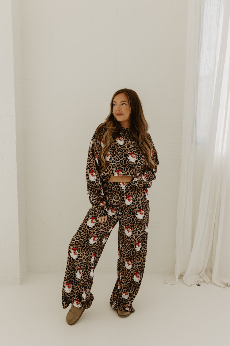 Vintage Santa Leopard Soft PANTS
