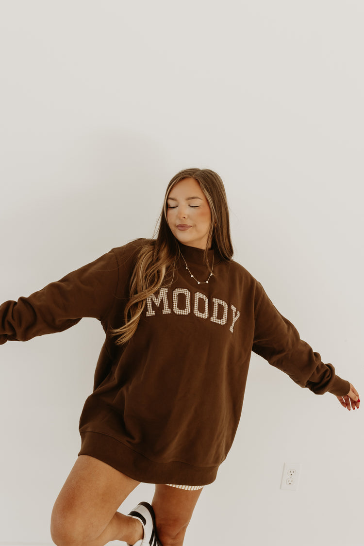 MOODY Mockneck crewneck sweatshirt