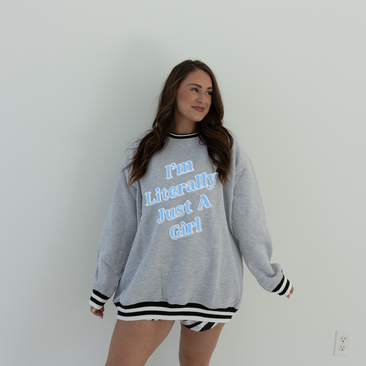 B&W CUFFED ASH LUX CREW