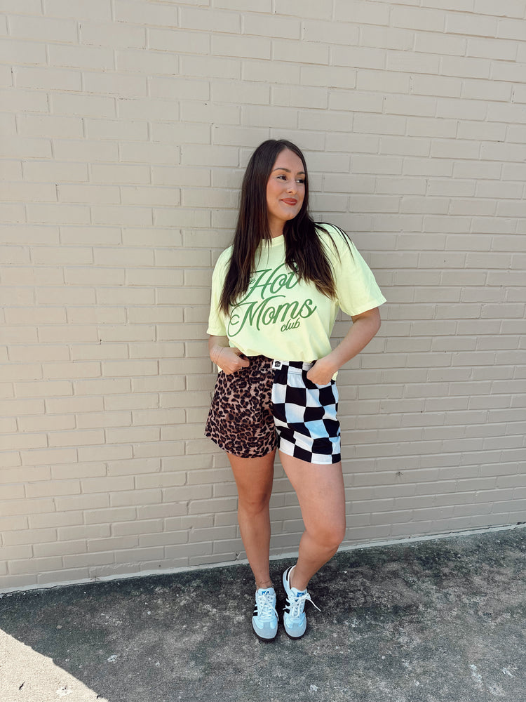 Hot Moms Club Neon NEON LEMON (Cropped or full length)