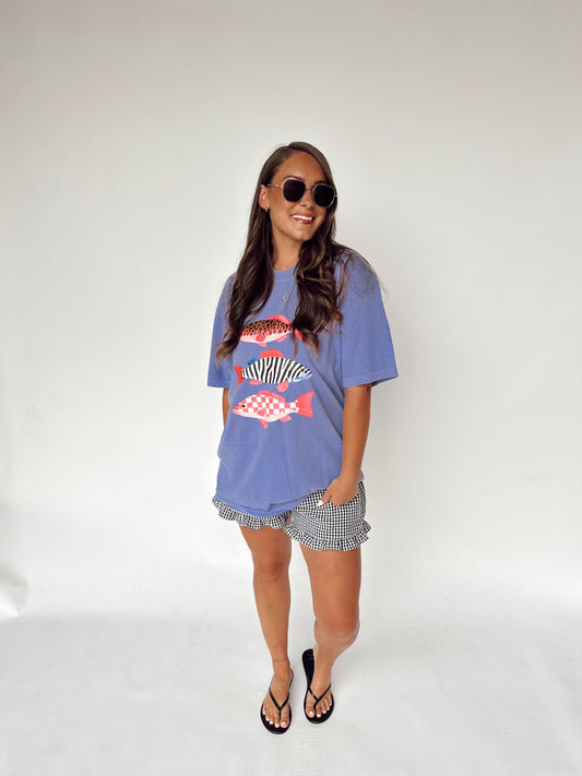 COLORFUL FISH GRAPHIC TEE!