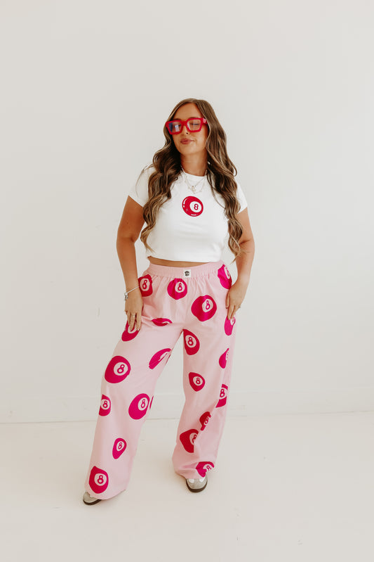 Pink 8Ball Boxer PANTS
