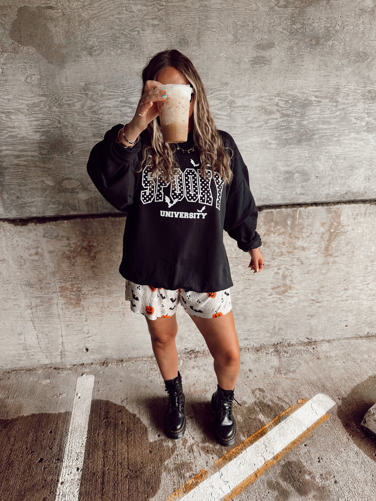 Halloween Vibes Flowy SHORTS