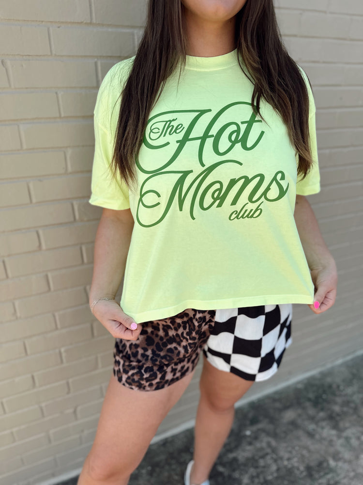 Hot Moms Club Neon NEON LEMON (Cropped or full length)