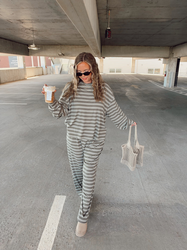The Comfy Cozy PANTS Set (Moss Green)