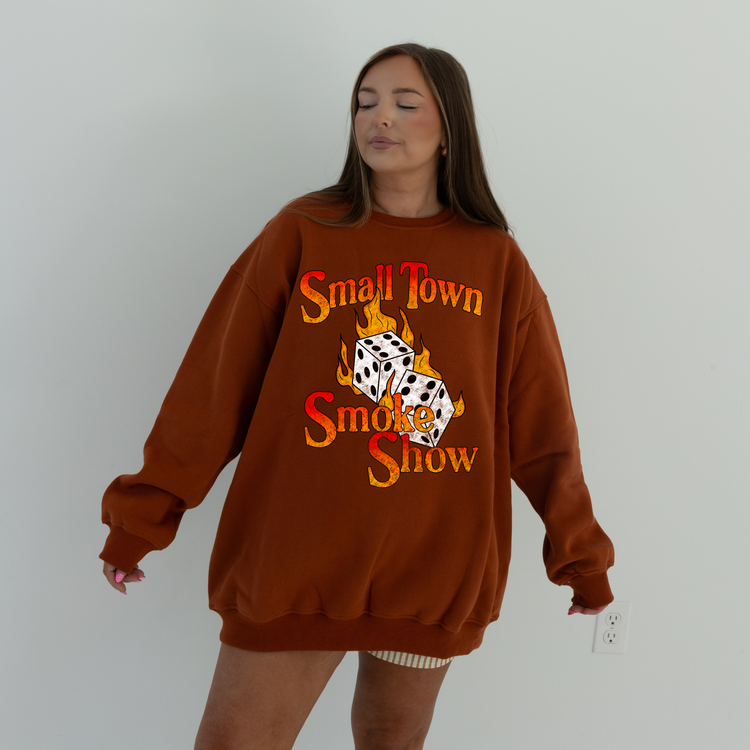 AUTUM ORANGE LUX CREW