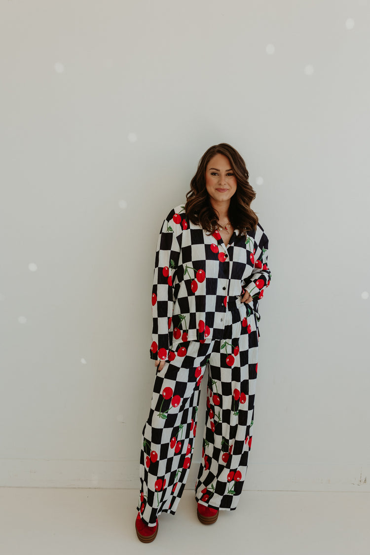 Cherry Drop Checkmate PANTS