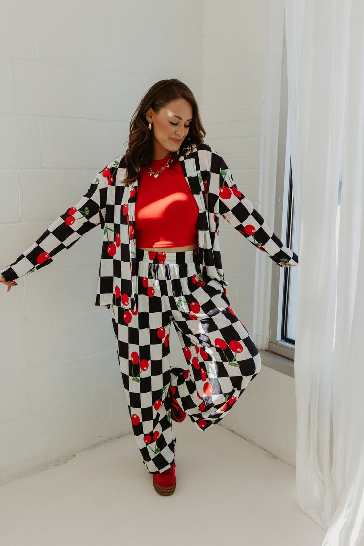 Cherry Drop Checkmate PANTS