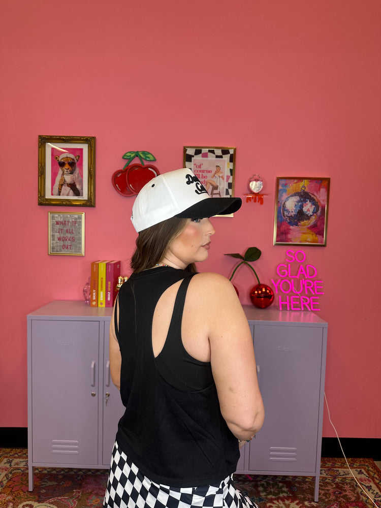 Razor Back Tank (daddy’s caddy -black)