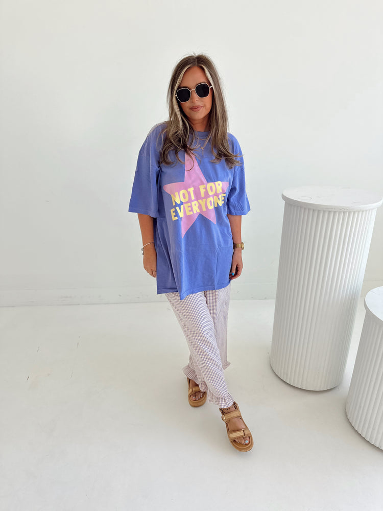 Not for Everyone Graphic T-shirt VIOLET (full length)