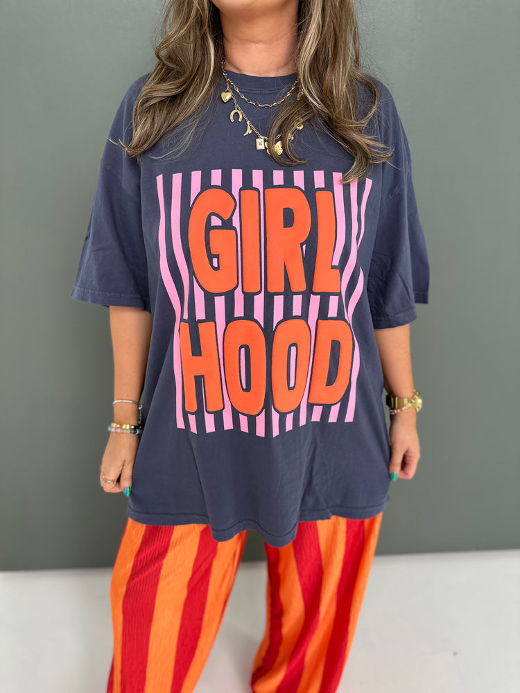 GIRLHOOD Graphic Tee (FULL LENGTH)