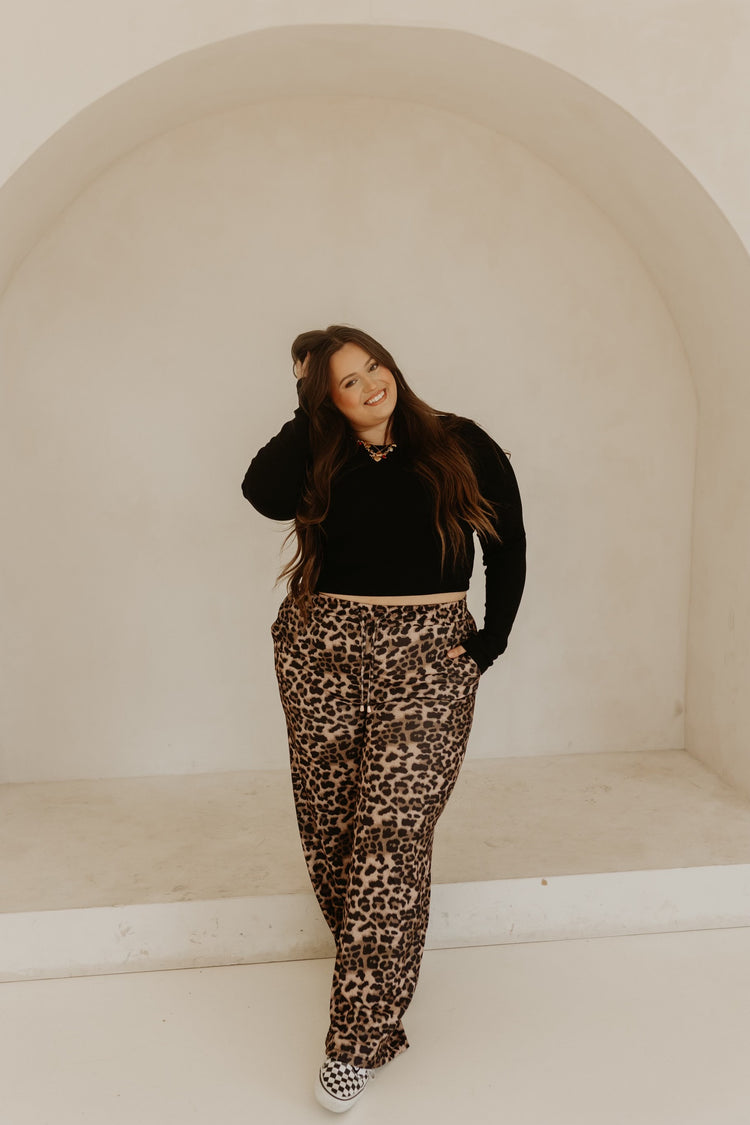 LEOPARD (DRAWSTRING) PANT