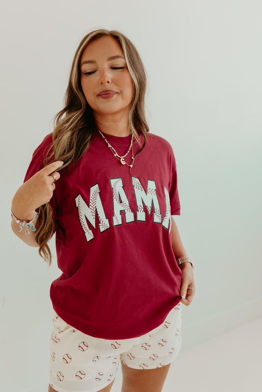 MAMA SPORTS TEE (BASEBALL)