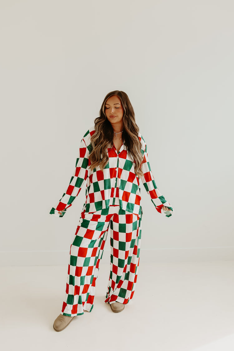Holiday Checkmate Revamp Pants