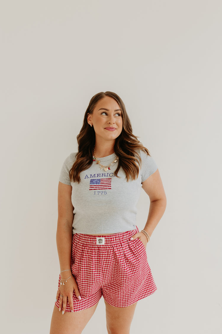 American Flag BABY TEE
