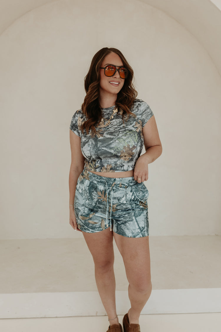 Silky Soft SS Baby Tee (GREY CAMO)